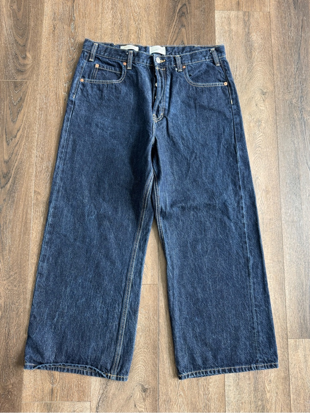 Universal Thread Mid Rise Vintage Wide-Leg Dark Blue Jeans Size 10